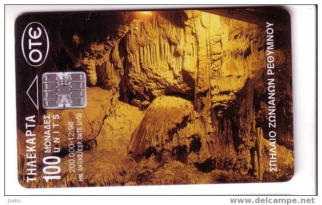 CAVE  ( Greece ) Grotte Caverne Hohle Grotta Grot Caves Grottes Cavern Speleology Speleologie Caving - Griechenland