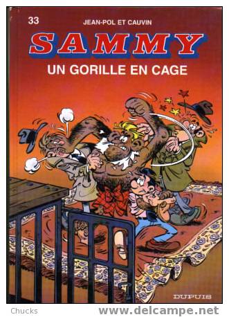 Sammy N°33 Un Gorille En Cage EO Cartonné Dupuis 1997 - Sammy