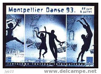 Jolie CP Festival International De Danse De Montpellier 1993 Hérault - Neuve - Dance