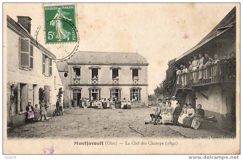 MONTJAVOULT 60 - La Clef Des Champs (1891) - Montjavoult