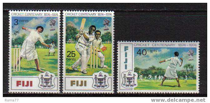 44 - FIJI , CRICKET : N. 324/326  *** - Fidji (1970-...)