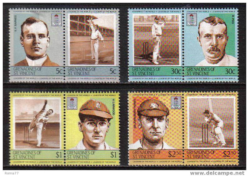 48 - GRENADINES OF S.VINCENT , CRICKET : N. 363/370  *** - Cricket