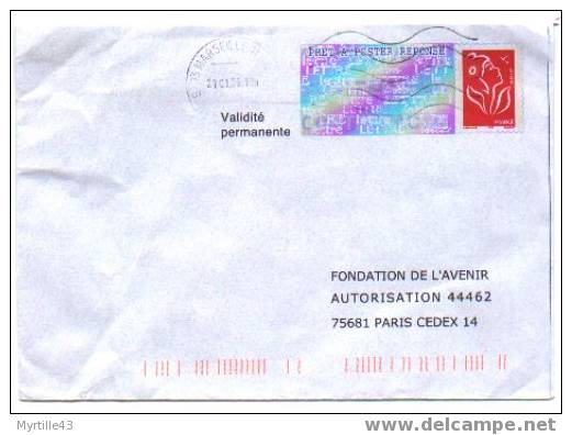 PAP Réponse Fondation De L'avenir - Oblitéré - N° 0506214 - Prêts-à-poster: Réponse /Lamouche
