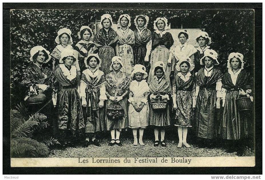57 - BOULAY - Les Lorraines Du Festival De Boulay - GROS PLAN ANIMÉ - Boulay Moselle