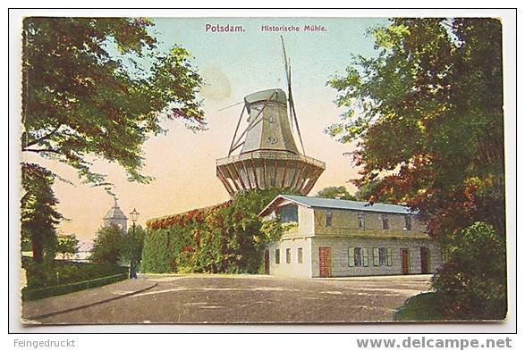 D 1788 - Potsdam. Historische Mühle - Chromolitho Um 1910 - Potsdam