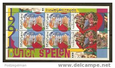 NEDERLAND 1991 M.N.H. Block Nr 35 Child Welfare #6866 - Blocks & Sheetlets