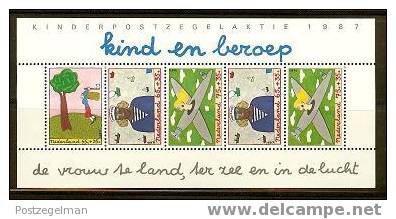 NEDERLAND 1987 M.N.H. Block Nr 30 Child Welfare #6860 - Bloques