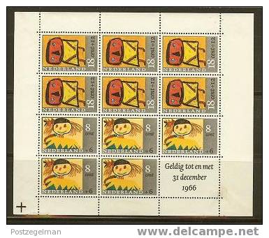 NEDERLAND 1965 Mint Hinged Block Nr 3 Child Welfare #6836 - Blocks & Sheetlets