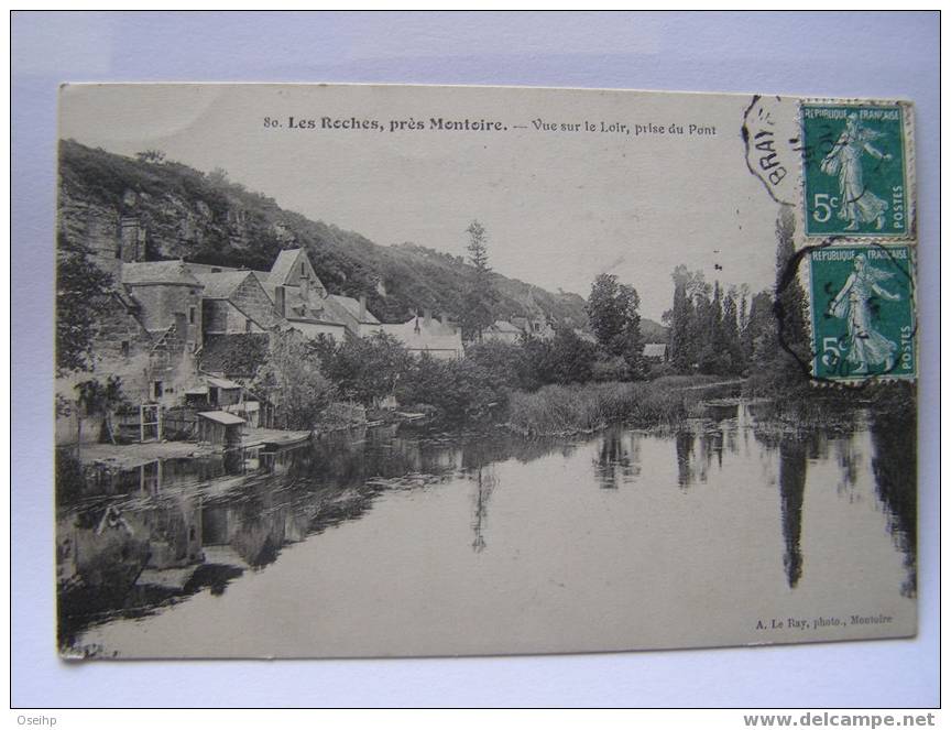 Les Roches Près Montoire - Vue Sur Le Loir Prise Du Pont - Montoire-sur-le-Loir