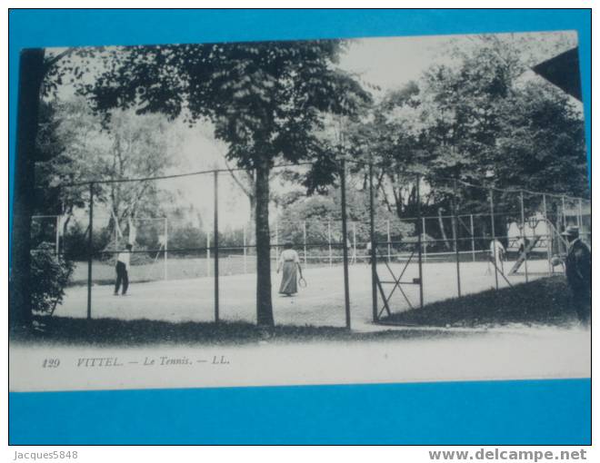 Sports)-le Tennis - N°129 - Vittel  -  Tres Belle Carte - Tennis