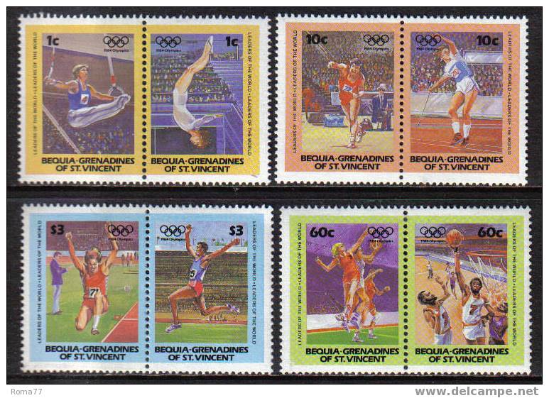 MB138 - BEQUIA , OLIMPIADI LOS ANGELES 1984 : EMISSIONE N. 19  *** - Sommer 1984: Los Angeles