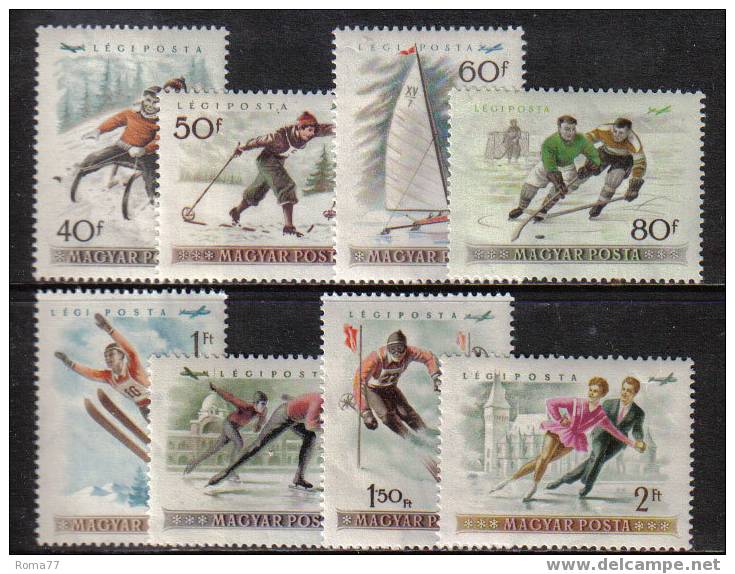 MB149 - UNGHERIA , SPORT VARI : P.A.  N. 181/188  *** - Kunstschaatsen