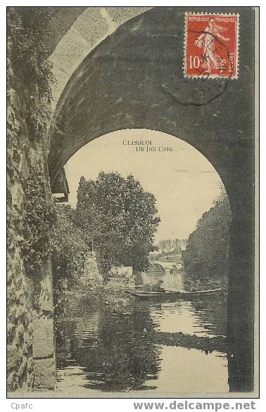 LOT 3 CPA:UN JOLI COIN-LA COLONNE HENRI IV-LA GARENNE GROTTE - Clisson