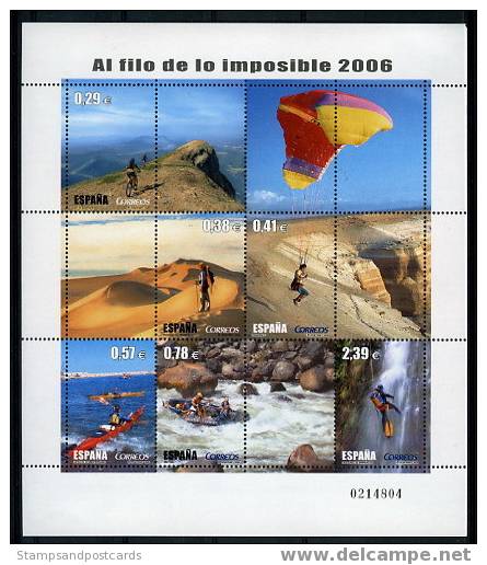 Espagne Bloc Cyclisme BTT 2006 ** Spain Cycling Extreme Sports 2006 ** - Vélo