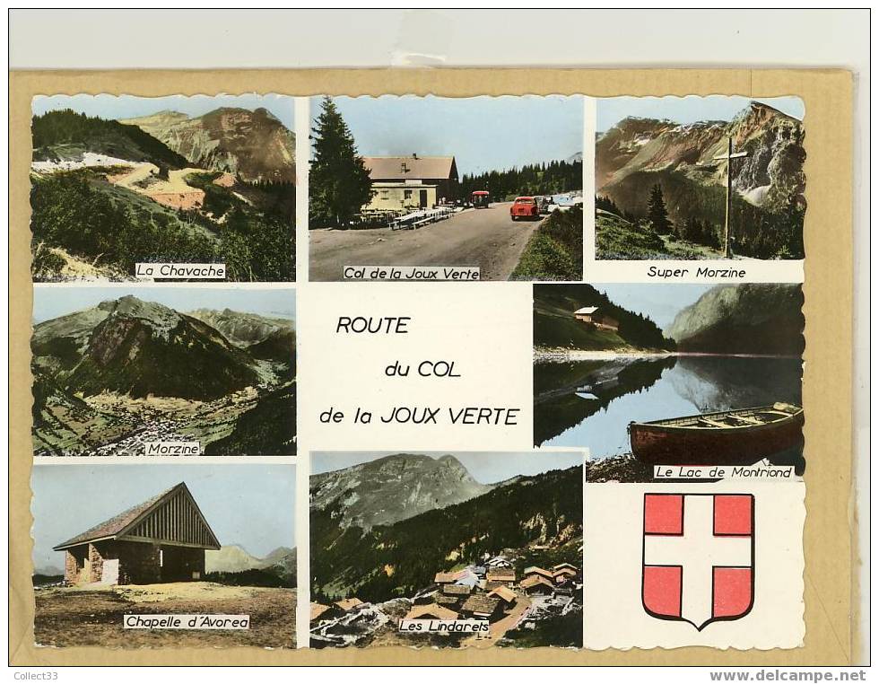 74 - La Route Du Ciol De La Joux Verte - Multivues - CPSM Non Voyagé - Ed Cellard N° 62.938 - Boëge