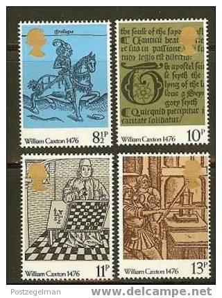 UK 1976 MNH Stamp(s) William Caxton 719-722  #1007 - Unused Stamps
