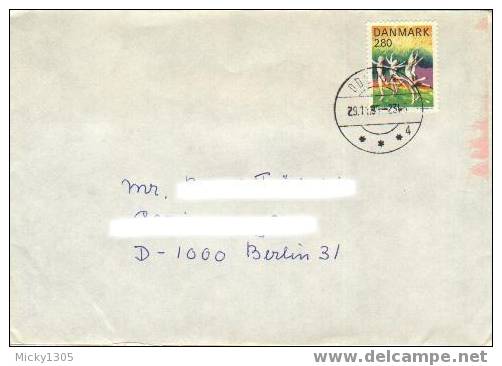 Dänemark / Danmark  - Umschlag Echt Gelaufen / Cover Used (3064) - Briefe U. Dokumente