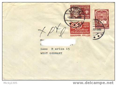 Dänemark - Umschlag Echt Gelaufen / Cover Used (3067) - Lettres & Documents