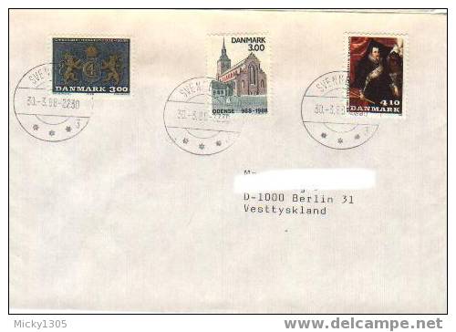 Dänemark / Danmark  - Umschlag Echt Gelaufen / Cover Used (3069) - Covers & Documents