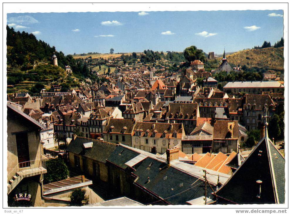 {19662} 23 Creuse Aubusson , Vue Générale , La Tour De L' Horloge - Aubusson