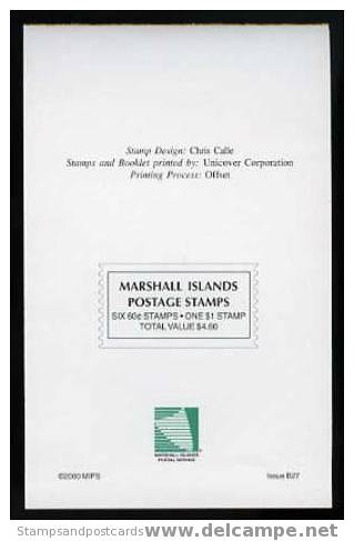 Marshall Carnet Sun Yat-Sen 2000 ** Marshall Islands Sun Yat-Sen Booklet - Marshall