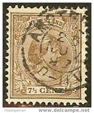 NEDERLAND 1891 Used Stamp(s) 7,5 Cent Nr. 36 #295 - Gebruikt