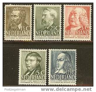 NEDERLAND 1939 Unused Hinged Stamp(s) Famous Persons 327-331  #335 - Neufs