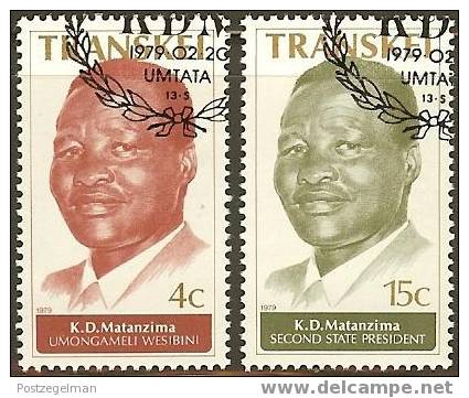 TRANSKEI 1979 CTO Stamp(s) State President 52-53 #2572 - Other & Unclassified