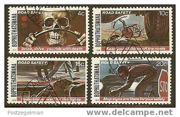 BOPHUTHATSWANA 1978 CTO Stamp(s) Road Safety 25-28 #2567 - Other (Earth)
