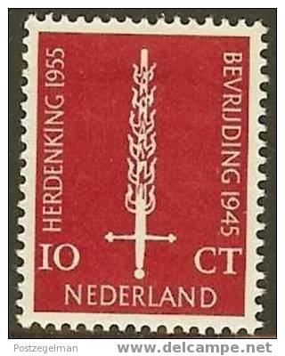 NEDERLAND 1955 OMP Zegel(s) Bevrijding 660  #571 Mint Hinged - Unused Stamps