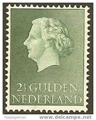 NEDERLAND 1954 OMP Zegel(s) Juliana 2,5 Gulden 661 #499A - Nuevos