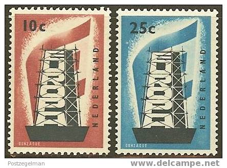 NEDERLAND 1956 OMP Zegel(s) Europa 683-684 #647 - Unused Stamps