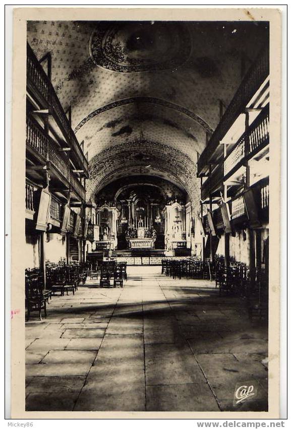 ST ETIENNE De Baigorry--1954--Intérieur De L'église N°10 Par éd CAP--belle Carte-- - Saint Etienne De Baigorry