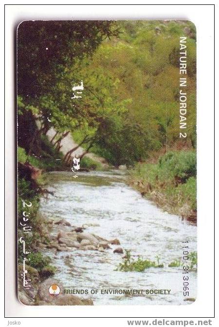 Jordanie - Flower - Fleur - Flowers - Fleurs - Environment - Rare Jordan Card (80.000 Ex.) - Damaged Card , See Scan - Jordania
