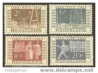 NEDERLAND 1952 OMP Zegel(s) I.T.E.P. 597-600 #463 - Ongebruikt