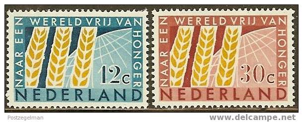 NEDERLAND 1963 OMP Zegels Anti Honger 791-792 #718 - Unused Stamps