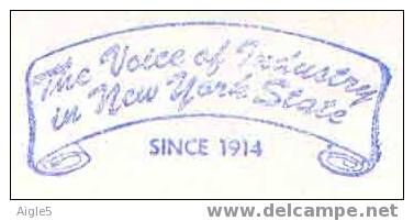 EMA Pitney Bowes. Aigle Proflié. The Voice Of Industry In New York State - Cartas & Documentos