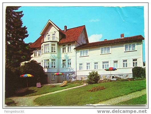 D 1933 - Hahnenklee-Bockswiese, Oberharz. Pension Haus Störig - CAk - Oberharz