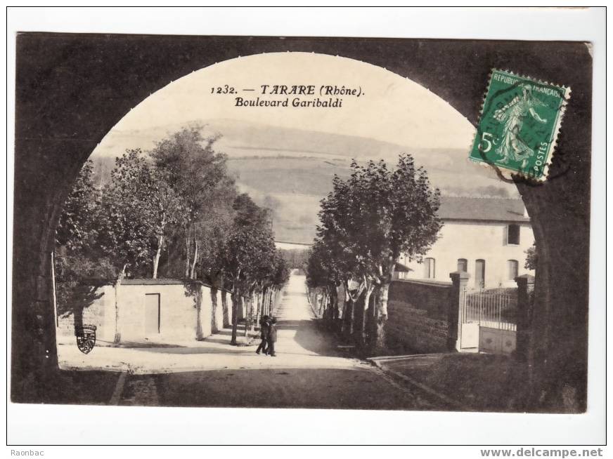 CPA---69---TARARE---BOULEVARD GARIBALDI - Tarare