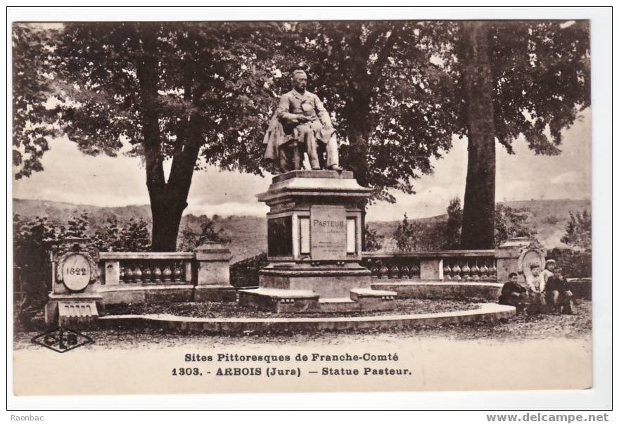 CPA---39---ARBOIS---STATUE---PASTEUR - Arbois