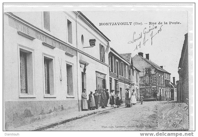 60 // OISE / MONTJAVOULT / Rue De La Poste / Animee / Ed Lamaury / # - Montjavoult