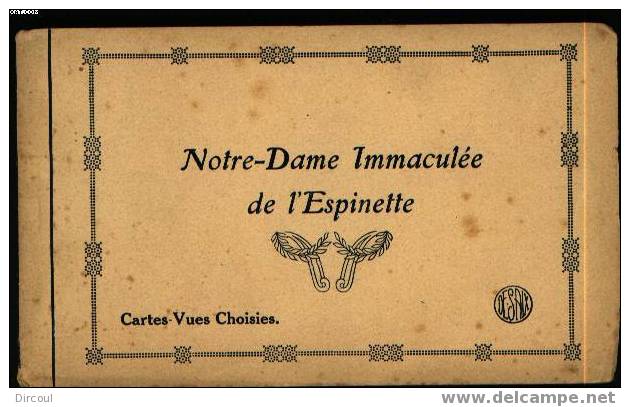2586 - Grande-Espinette  Carnet  10  Cartes -  Notre-Dame Immaculée De L'Espinette - Sets And Collections
