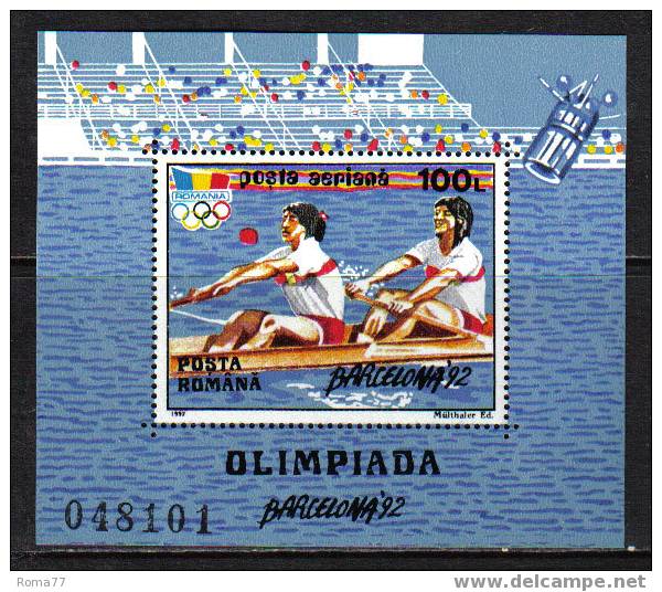 MB296 - CENTRAFRICA , OLIMPIADI BARCELLONA 1992 : B.F. 222  *** - Estate 1992: Barcellona