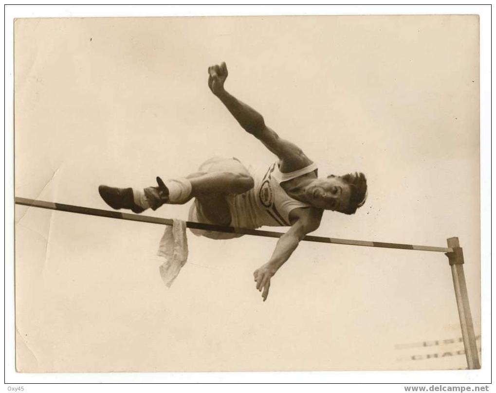 Photo - France Angleterre En Athlétisme à Colombe - Atletica