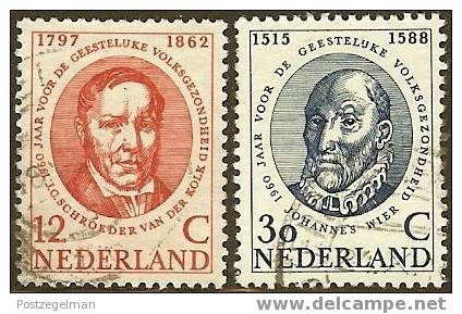 NEDERLAND 1960 Gebruikte Volksgezondheid Zegel(s) 751-752  #886 - Usati