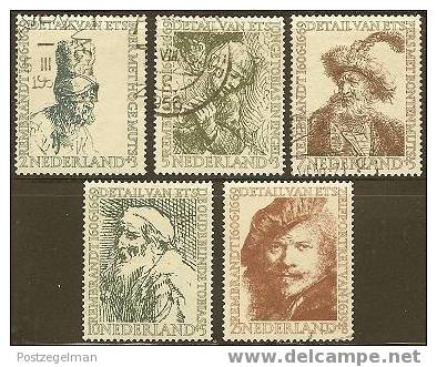 NEDERLAND 1956 Gebruikte Rembrandt Zegel(s) 672-676  #881 - Used Stamps