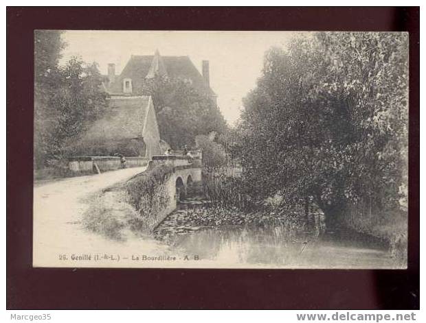 004791 Genillé La Bourdillère édit.A.B. N°26 Belle Carte - Genillé