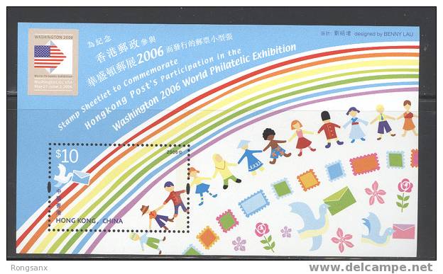 2006 HONG KONG - WASHINGTON STAMP SHOW S.S - Unused Stamps