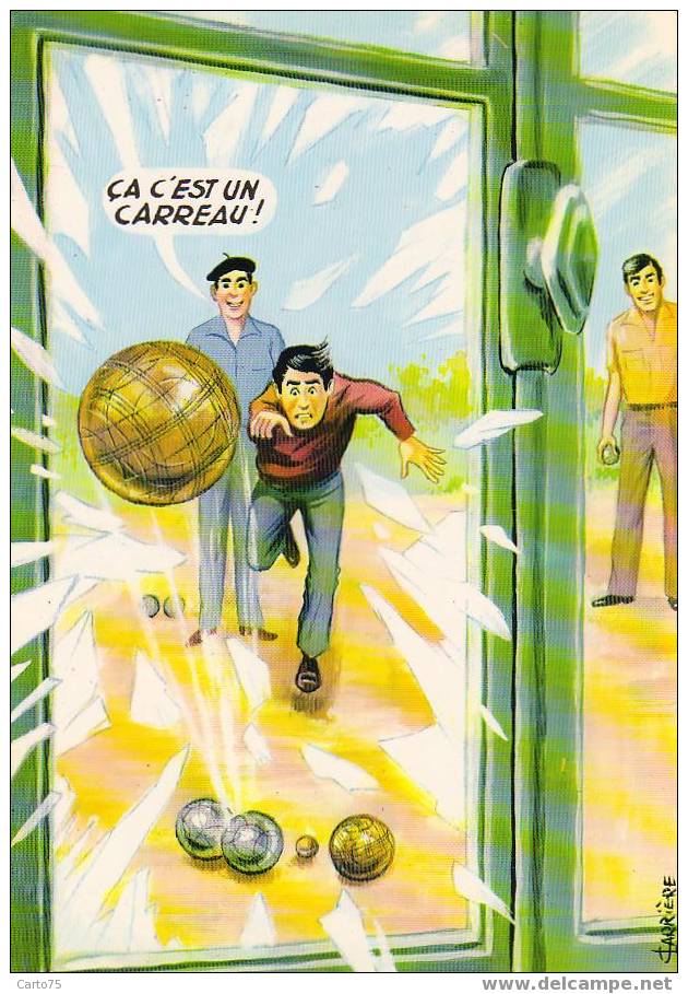 PETANQUE - ILLUSTRATEUR CARRIERE - Jeux Régionaux