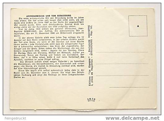 D 2107 - Astronomische Uhr Von Straßburg - Ak Mit Drehmechanismus - Andere & Zonder Classificatie